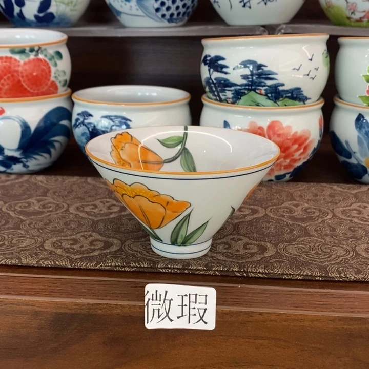 釉下老陶泥手工绘制