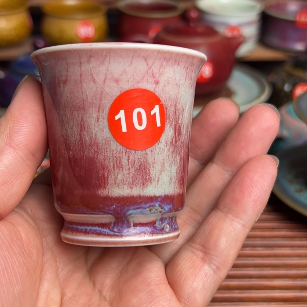 手工制作钧窑茶器