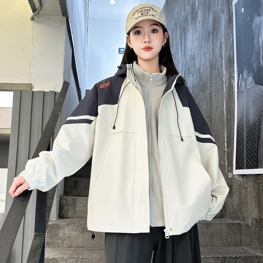 女大童秋冬夹棉外套2025最新款儿童洋气女童初中学生三合一风衣