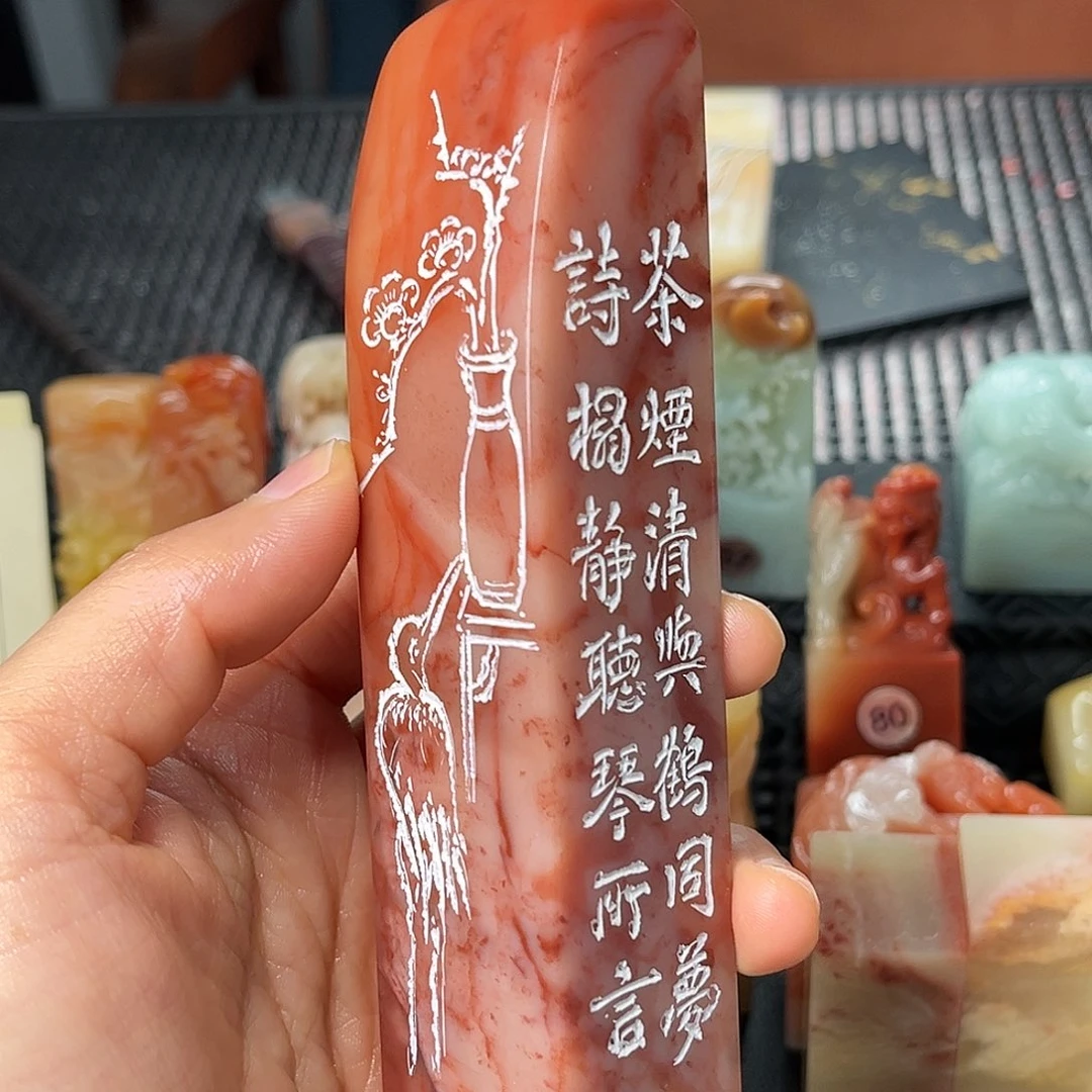 寿山石印石这种现象很明显了