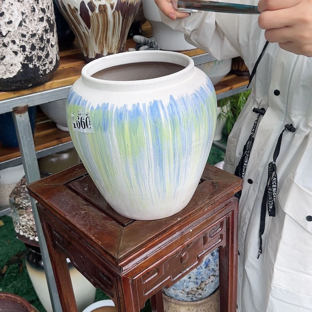 紫砂花盆王嫂花盆0615-1660高26口18
