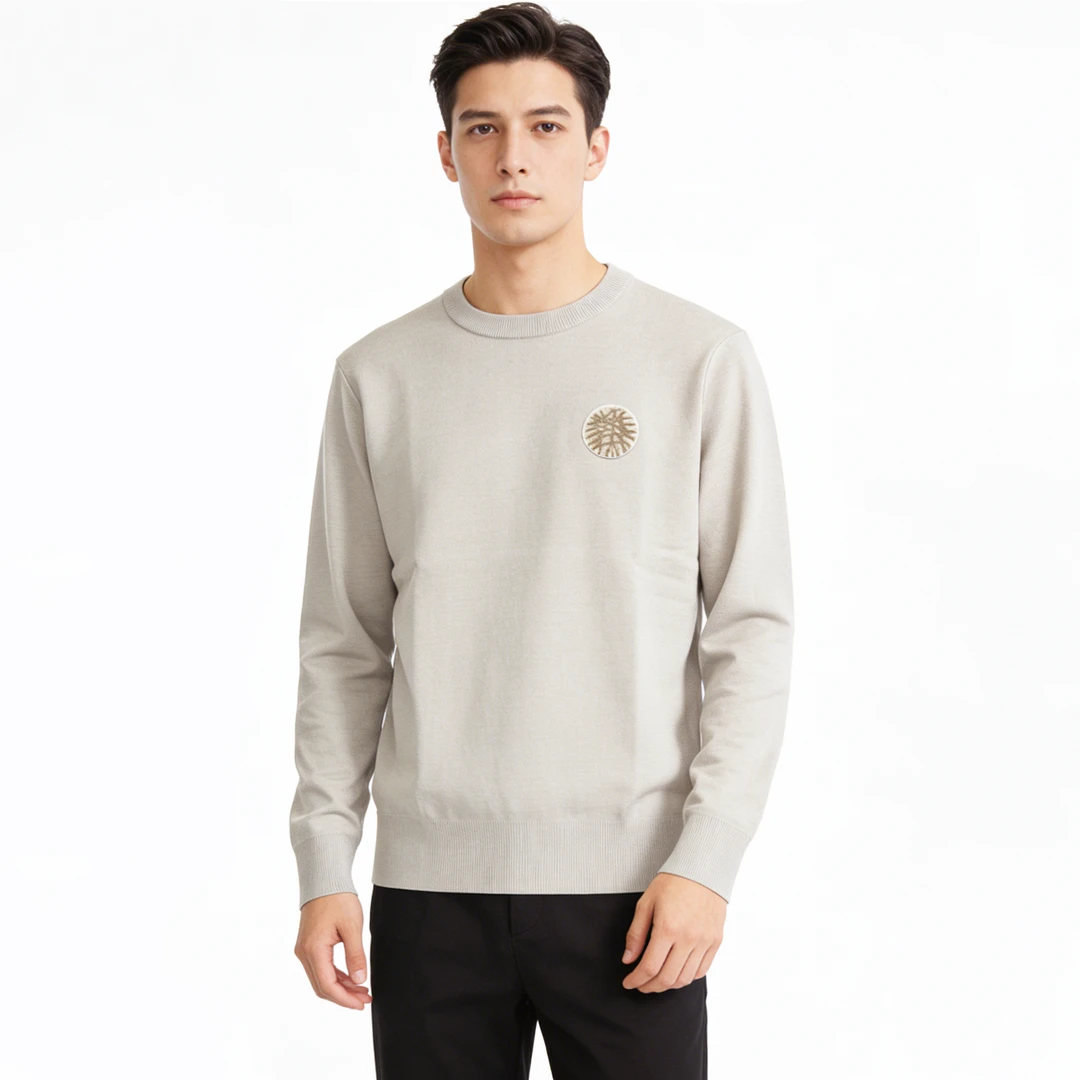 FNZAJ/33005A  男士圆领毛衣针织衫（海）