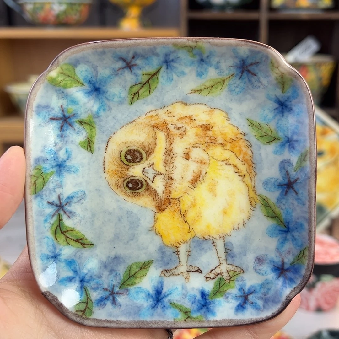 瓷原创手绘高温釉下彩