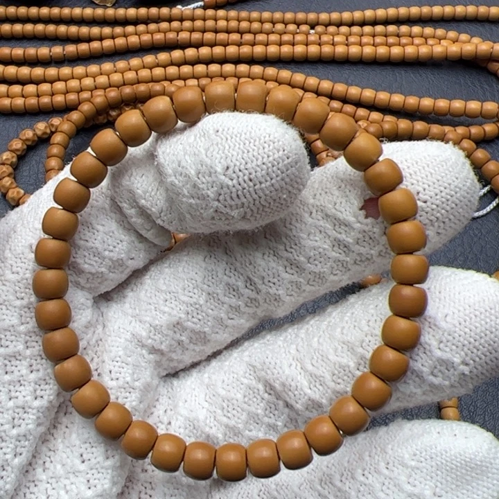 橄榄核吊坠老挝核尖单圈6.3mm