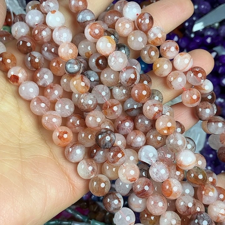 查罗石散珠合金卡8红椒花一条