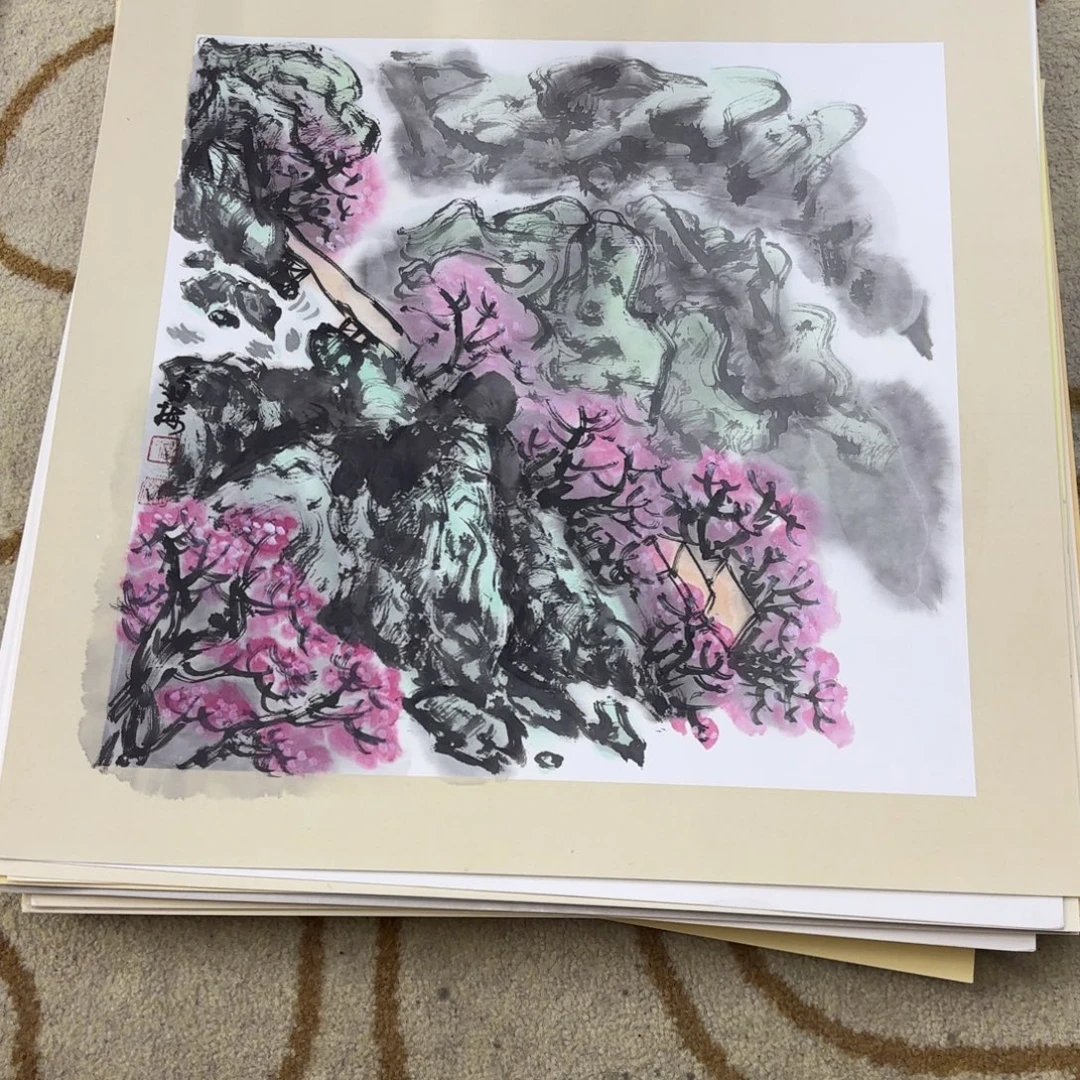 国画国画老师作品刘