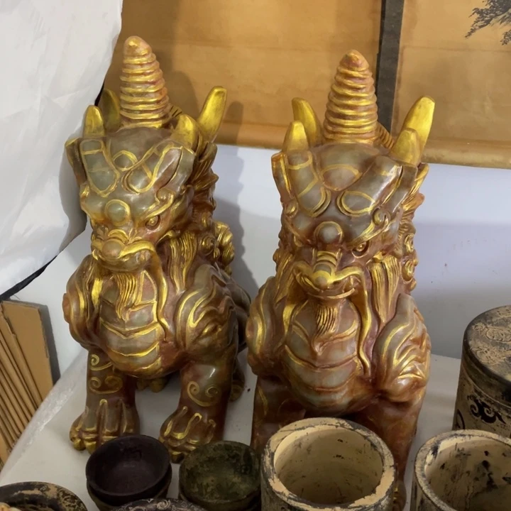 摆件。         独角兽