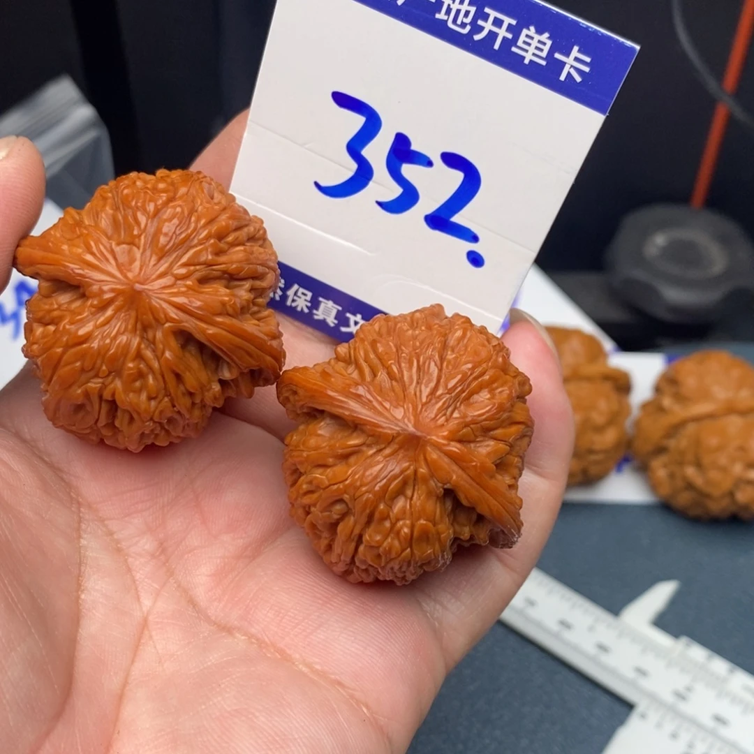 把件文玩核桃磨盘狮子头40