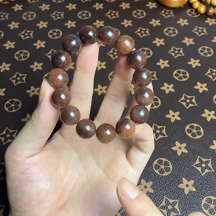 黄花梨/降香黄檀手串/手链海南黄花梨14mm