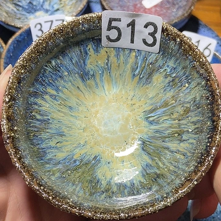 茶盏龙窑柴烧柴烧落灰