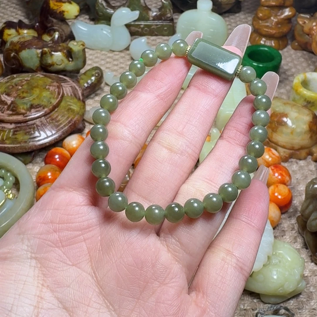 白玉菩提吊坠挂件