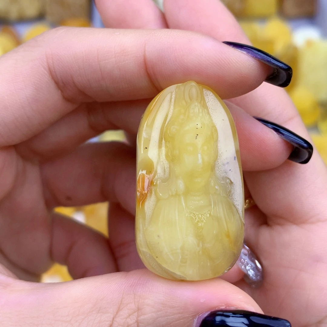 洋***洋琥珀未镶嵌裸石37×21