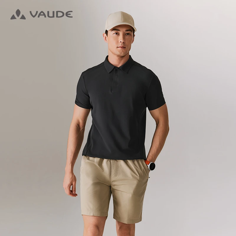 VAUDE巍德夏季防晒透气排汗抑菌polo衫速干短袖t恤户外VG2527102