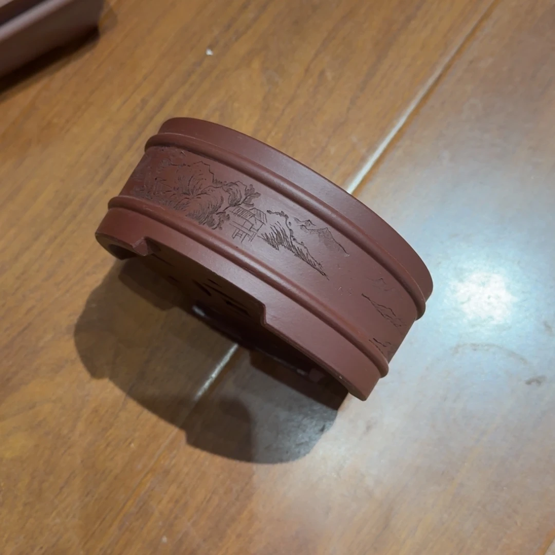 闫***生花盆紫砂原矿紫泥