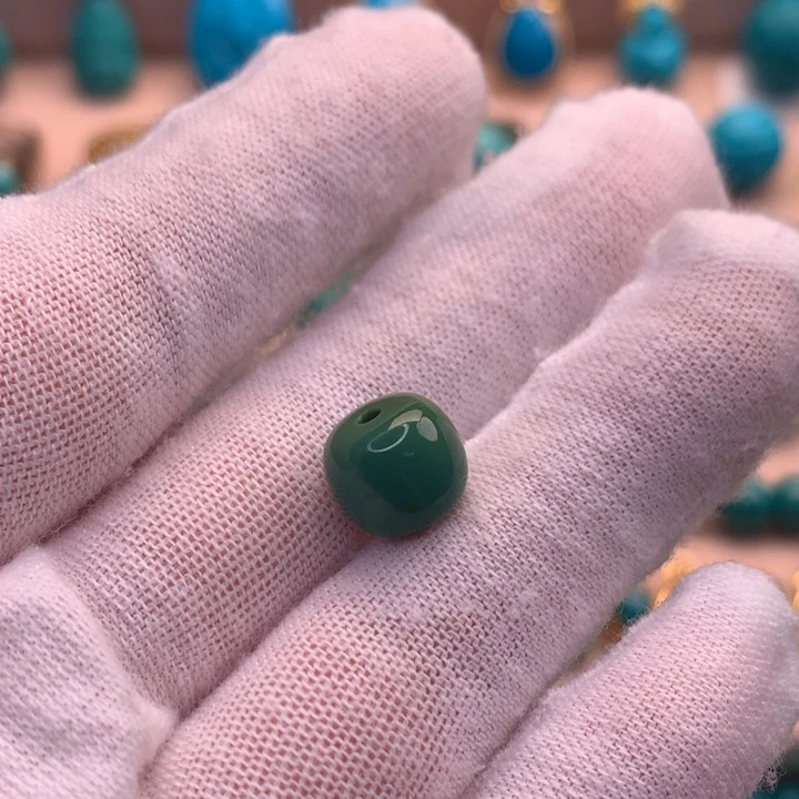 绿松石未镶嵌湖北天然原矿绿松石9.6