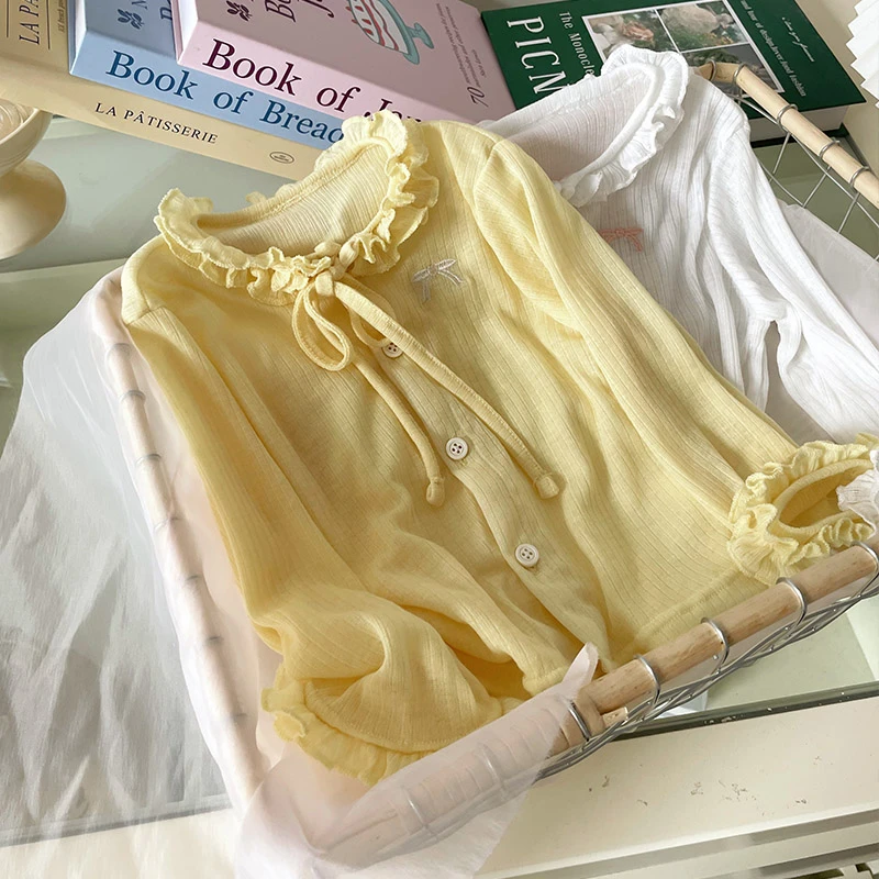 橘止皮 XW257768夏季新款女童开衫外套女宝防晒衣