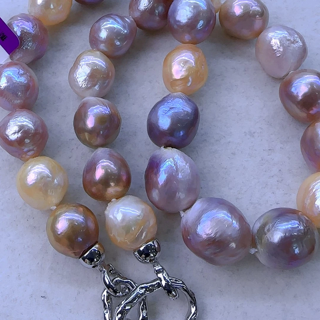 未镶嵌项链定制23淡水珍珠