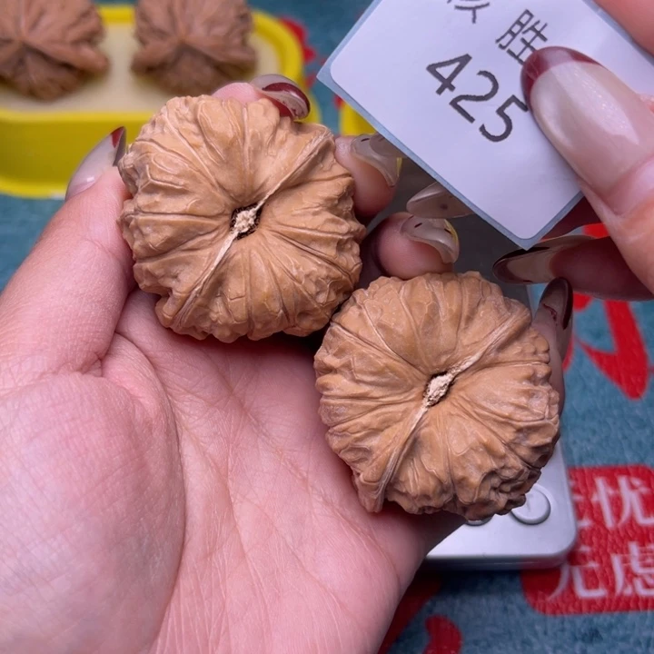 文玩核桃把件南瓜墩43.425