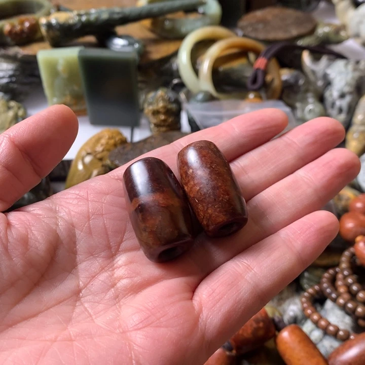 岫岩河磨玉（透闪石质玉）手链未镶嵌菲**格