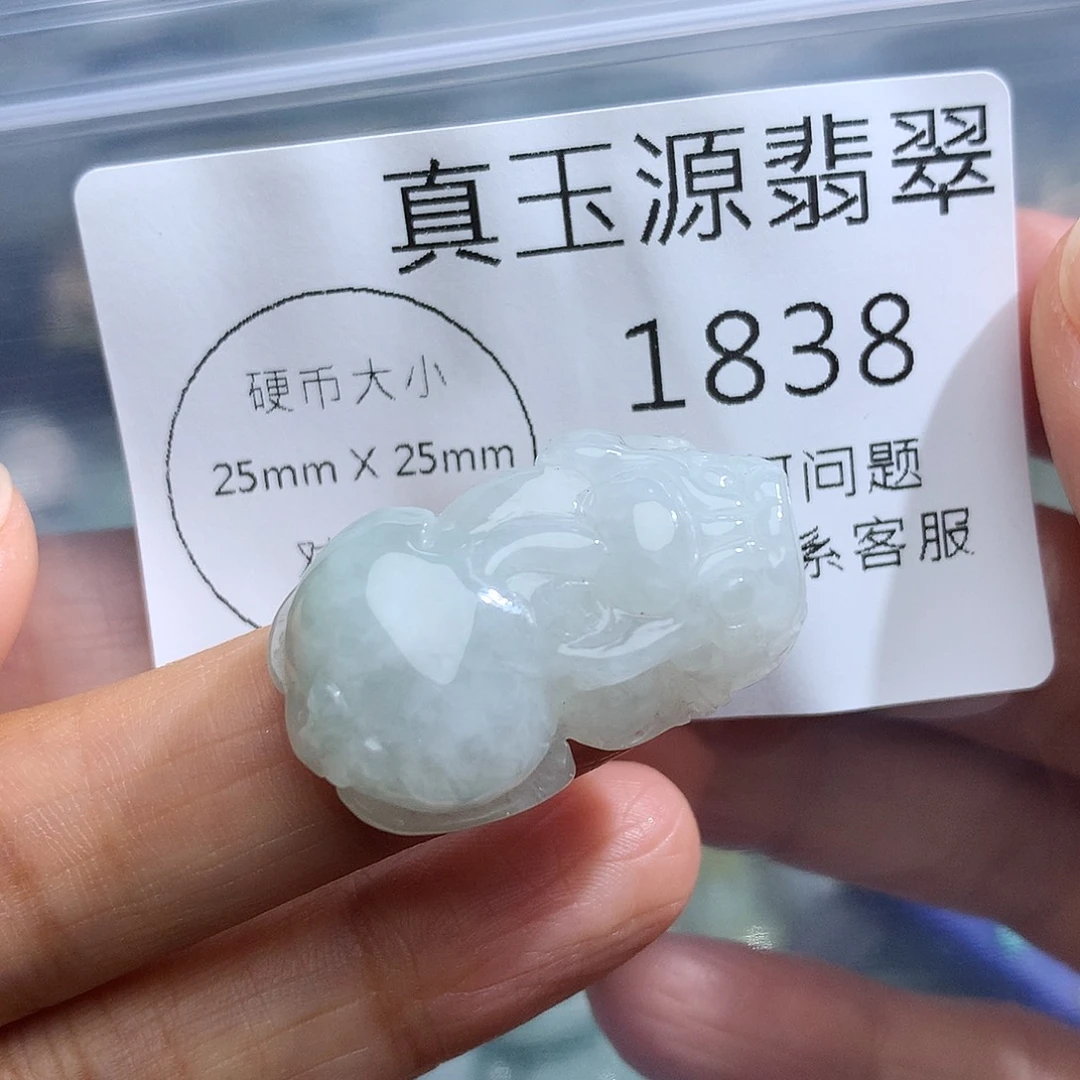 翡翠未镶嵌颈饰1838