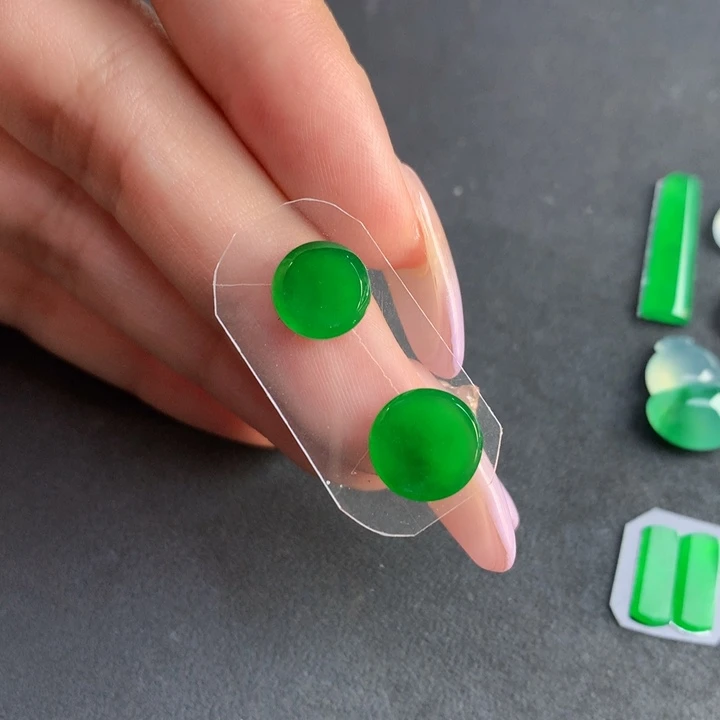 翡翠裸石翡翠翡翠9.7-2.3