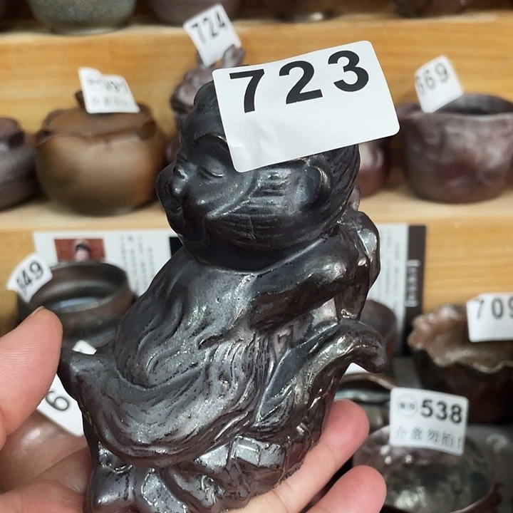 茶杯紫砂柴烧纯手工723