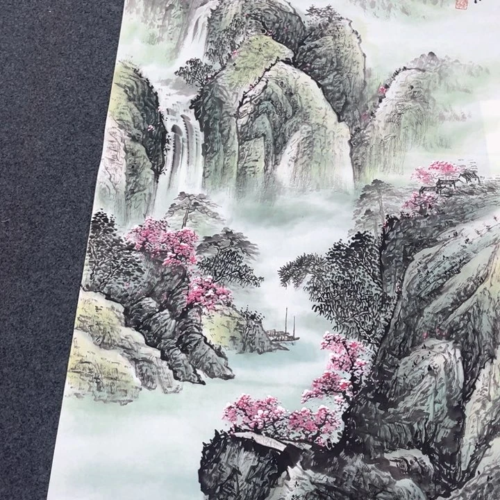 国画我的心好痛啊我的心真的好痛啊