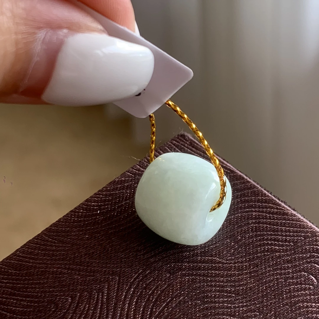 天然缅甸A货翡翠路路通吊坠多样性发其一GY1715