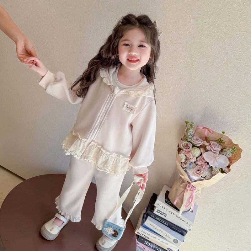 【高品质】巴拉拉女童早秋卫衣套装2025新款送儿童女宝宝时髦秋装小