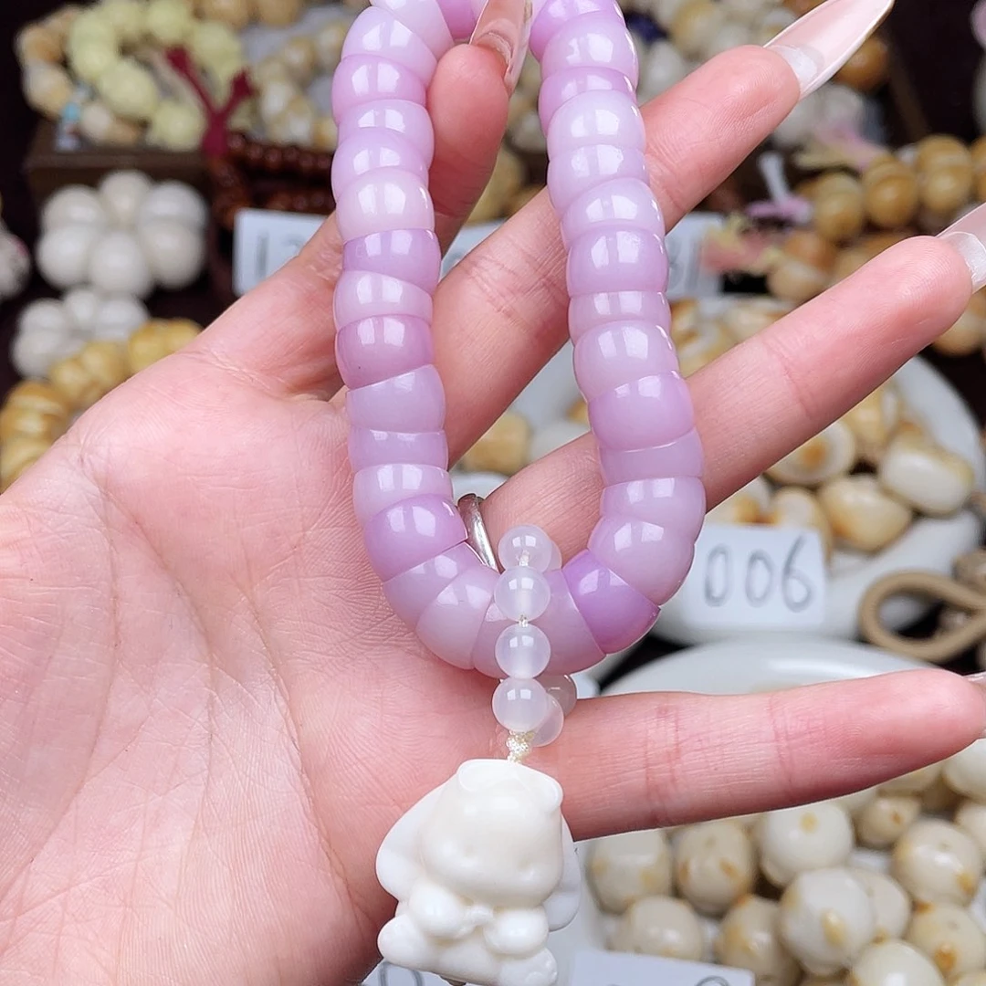 吊坠白玉菩提成品c