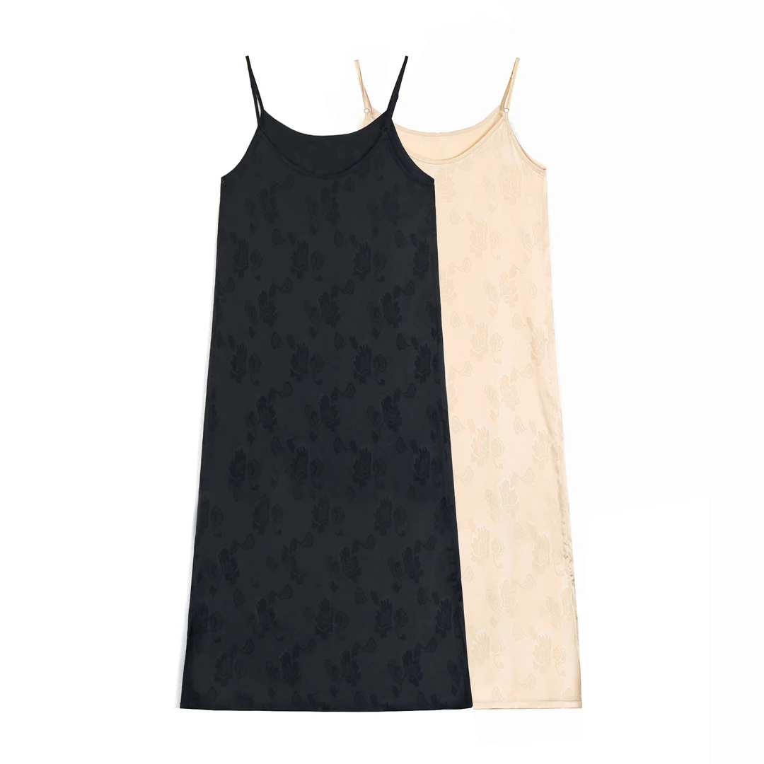 中式连衣裙改良中式背心连衣裙春夏季女装宽松连衣裙 FS2412116