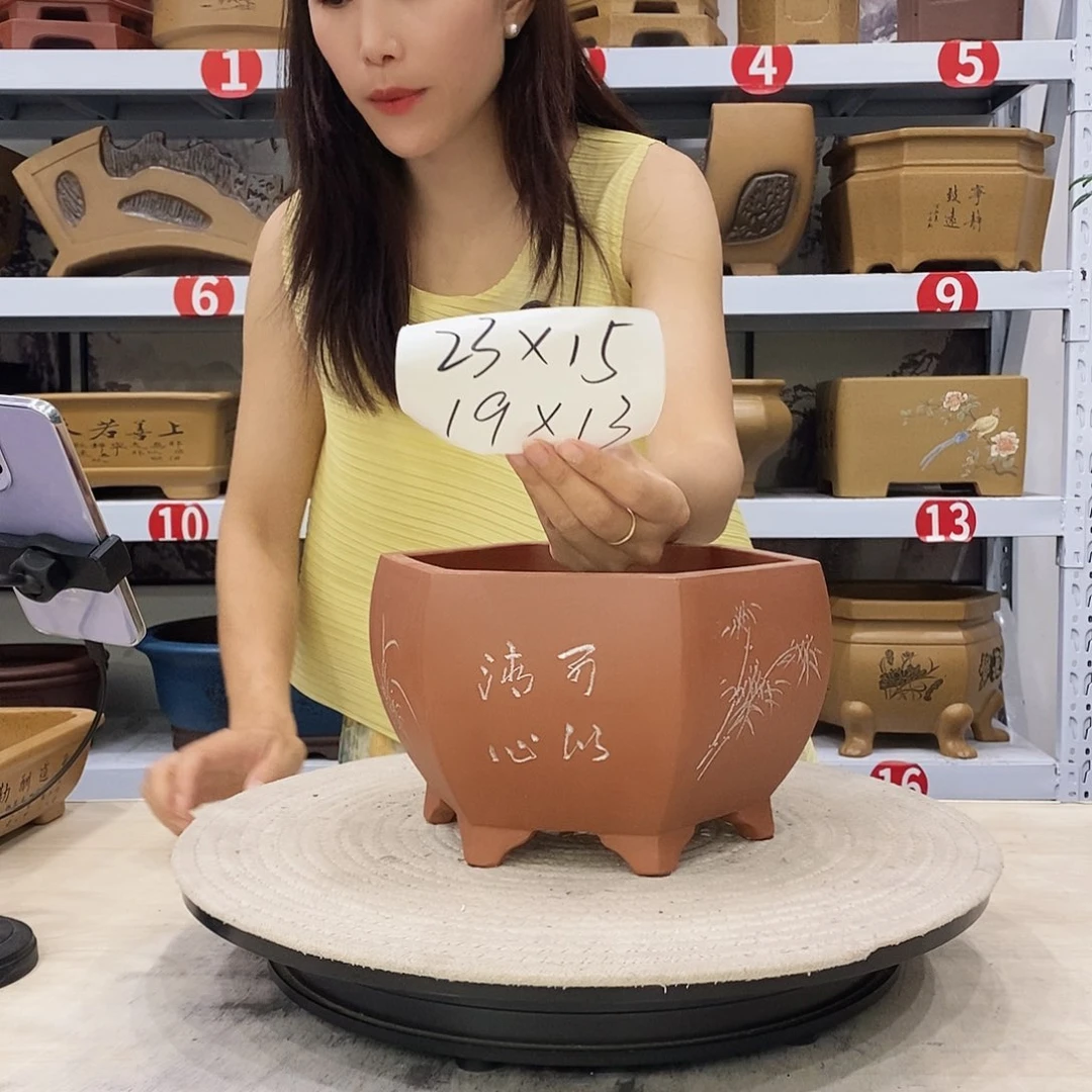 紫砂花盆紫砂花盆