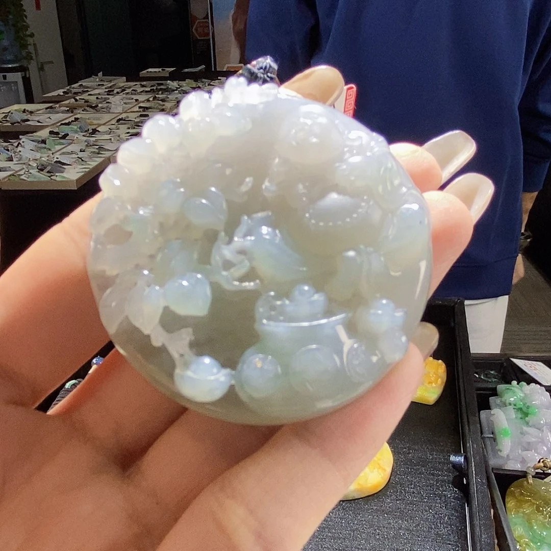 颈饰未镶嵌翡翠翡翠