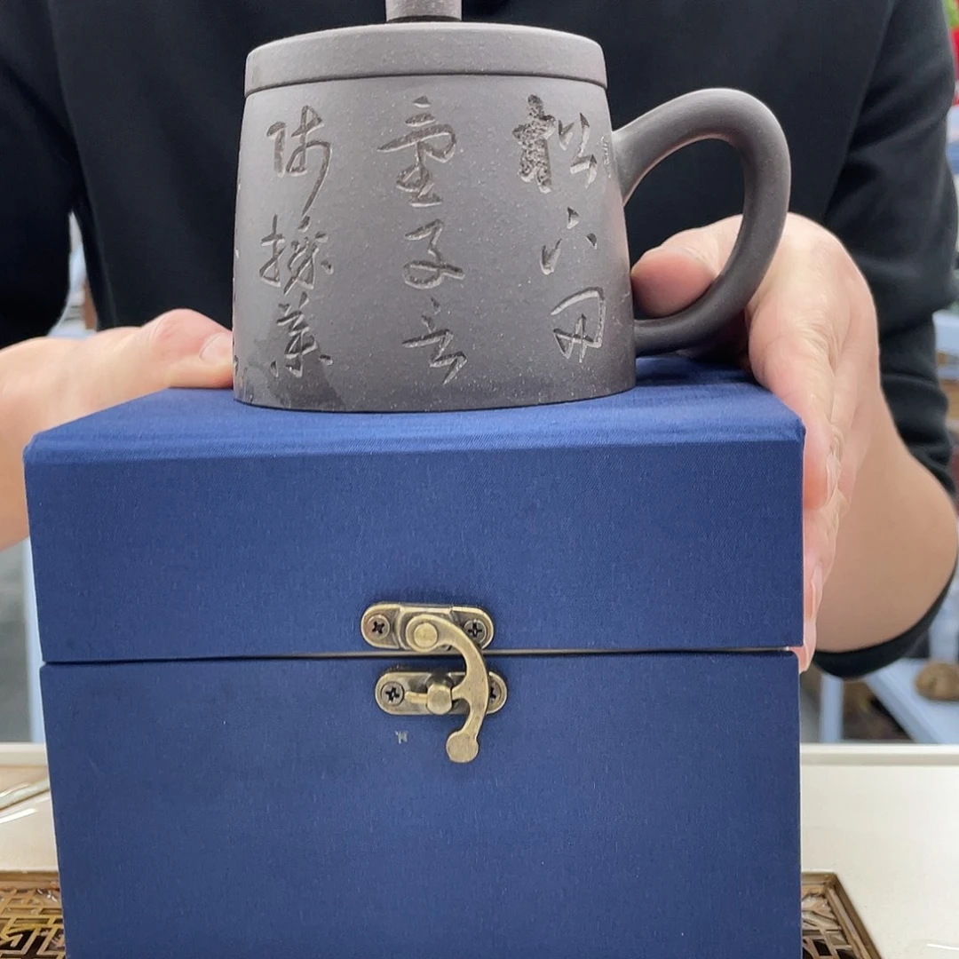 紫砂茶杯紫砂盖杯