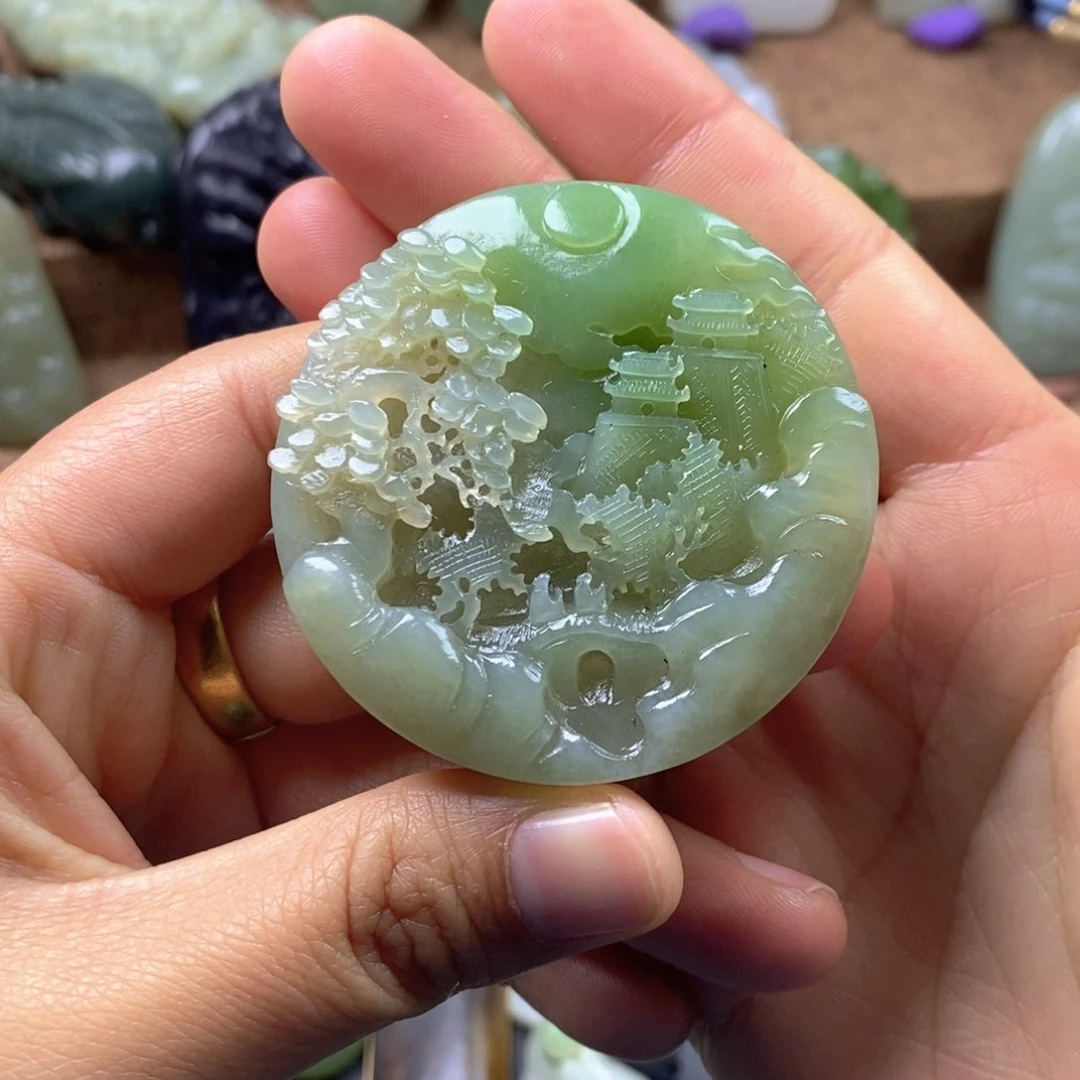 未镶嵌和田玉挂件