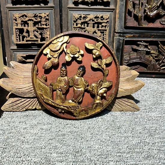 木雕花板怀旧物件