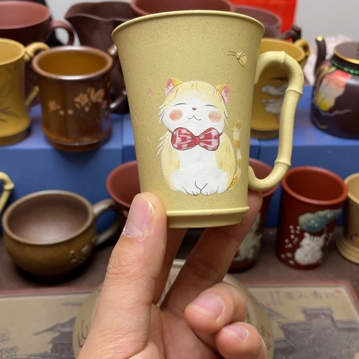 紫砂茶杯紫砂主人杯