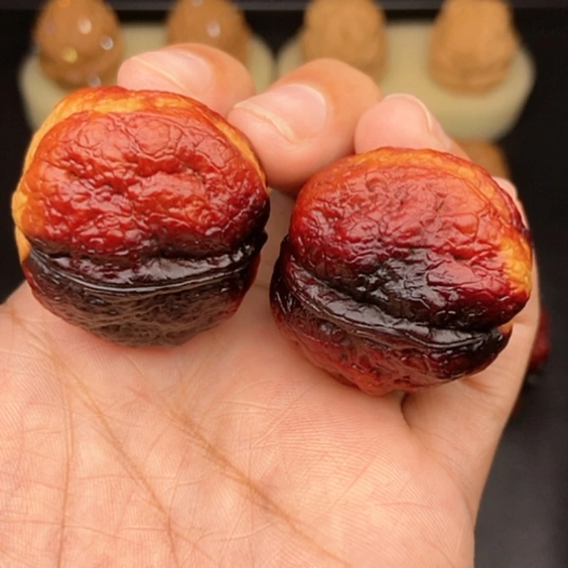 【闪购商品】文玩核桃把件33尺七彩肌肉小青蛙