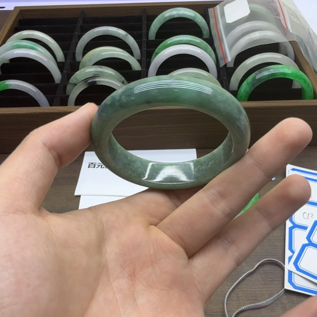 未镶嵌手镯翡翠B50