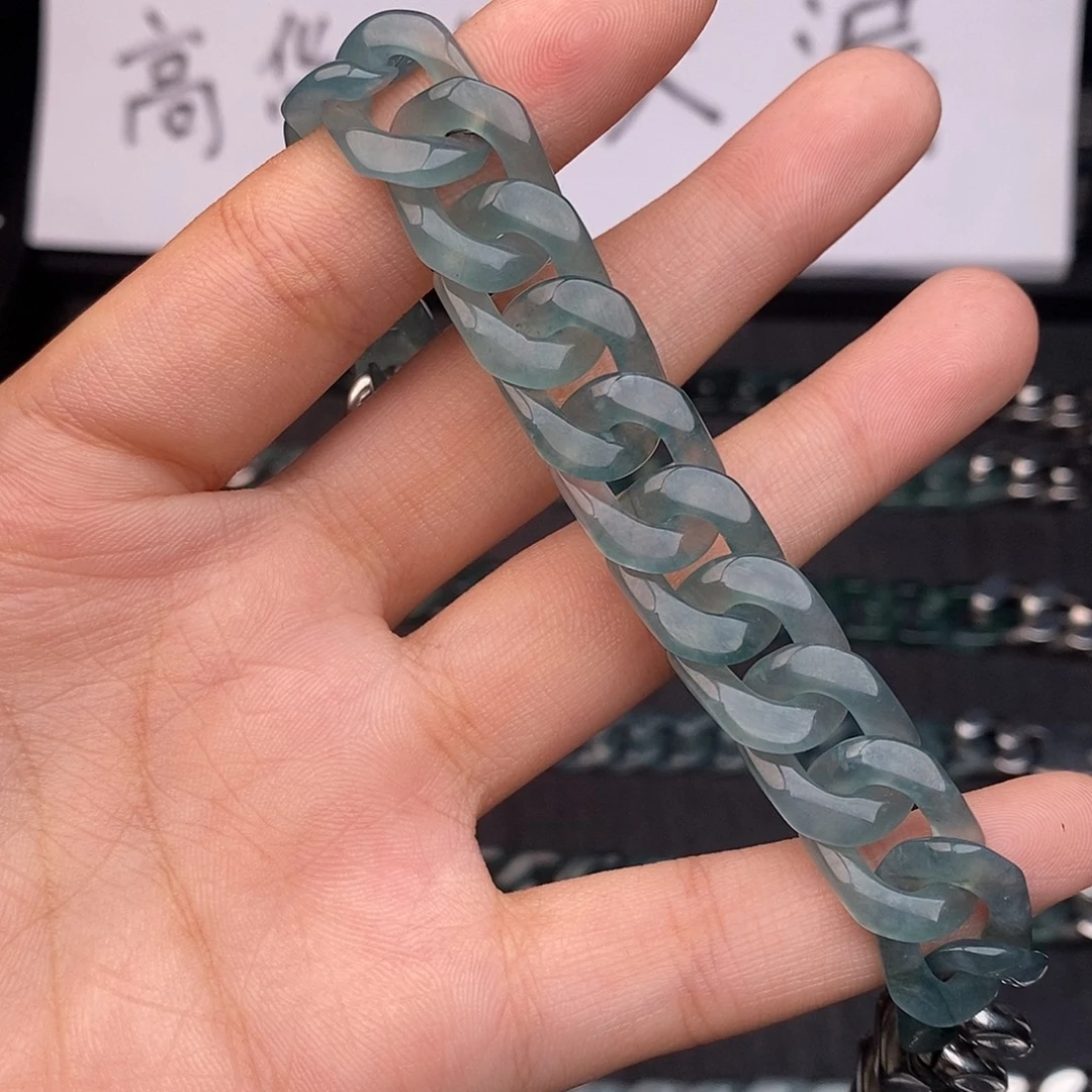 博***轩翡翠未镶嵌手链翡翠