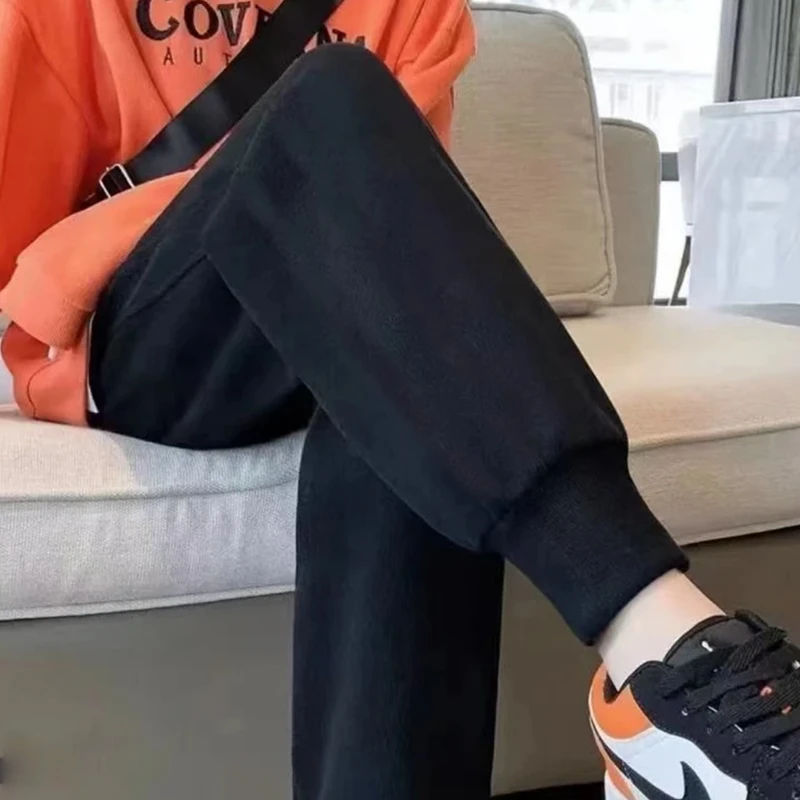 男女同款华棉卫裤运动裤冬季休闲裤长裤