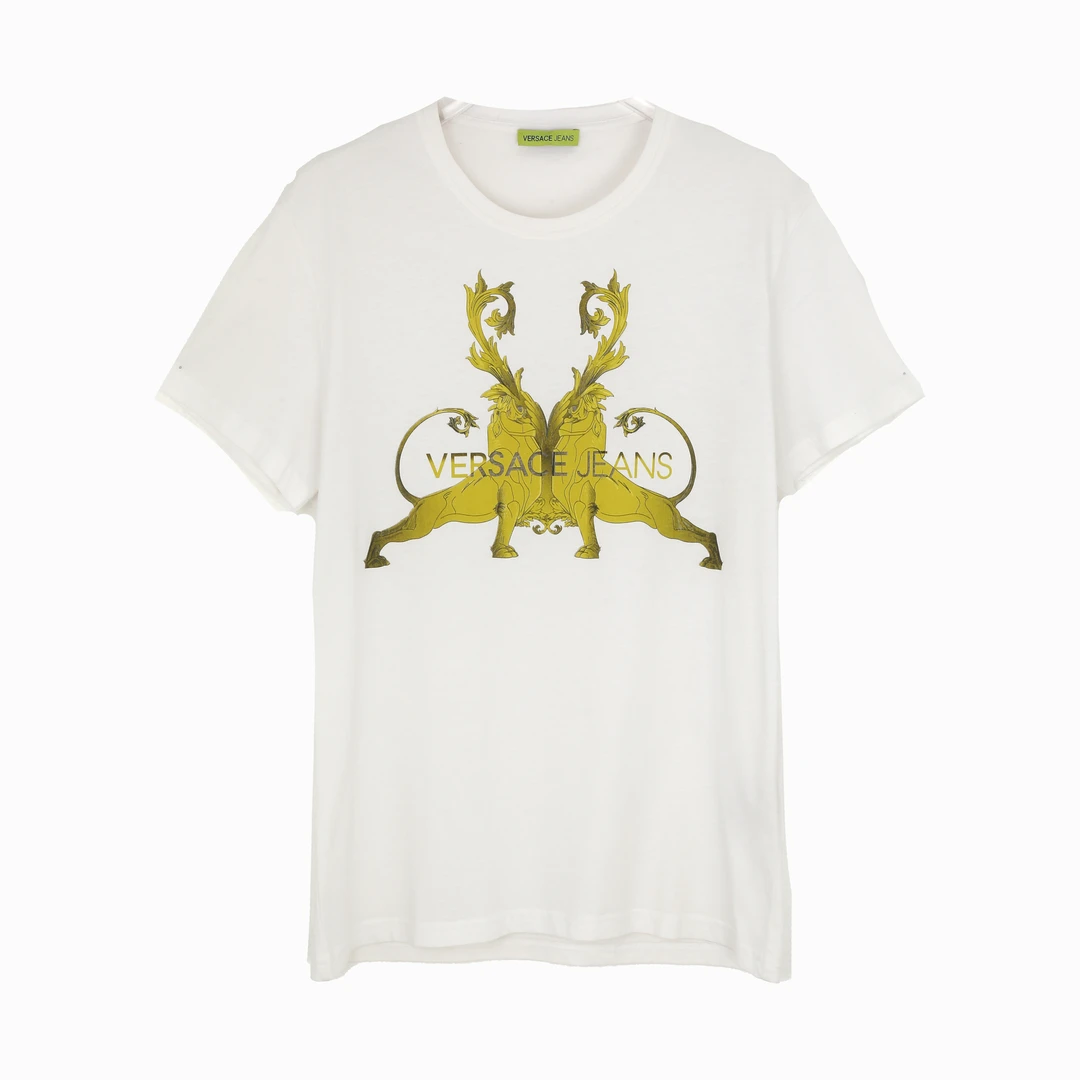 全新未使用 VERSACE/范思哲 VJ男士夏季纯色短袖T恤21010405011