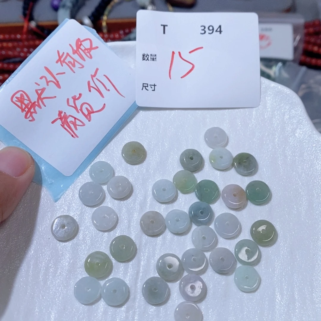 翡翠未镶嵌颈饰T394