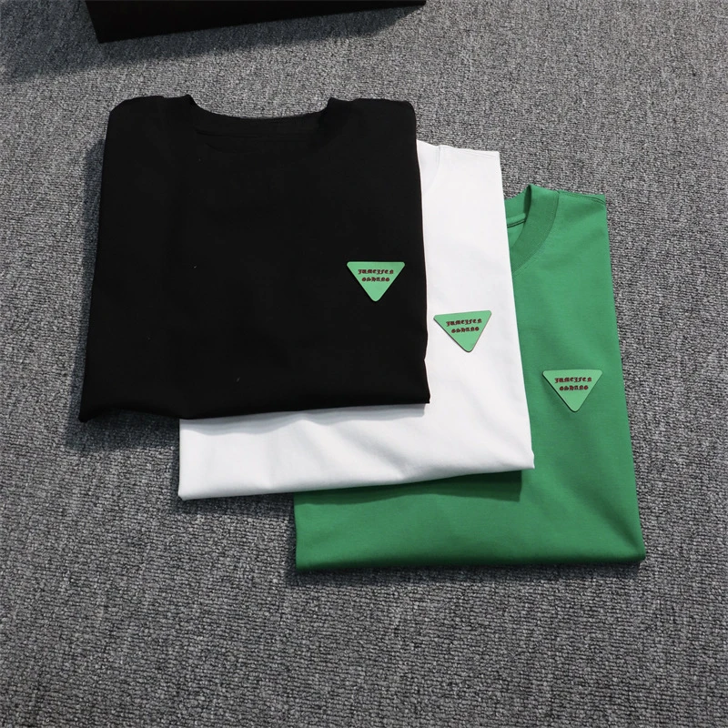 80-340斤可穿欧货奢潮字母男女通穿短袖T恤打底衫加肥大胖子