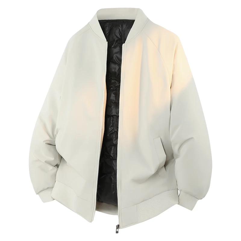 冬季抗寒保暖通用士夹克多巴胺立领棉衣休闲潮流百搭上衣棉服外套