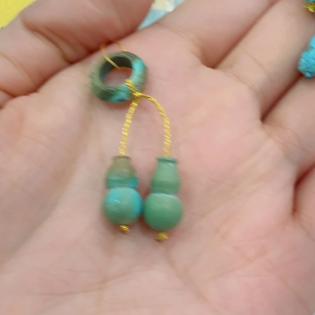 未镶嵌绿松石珠宝奇石欢**人