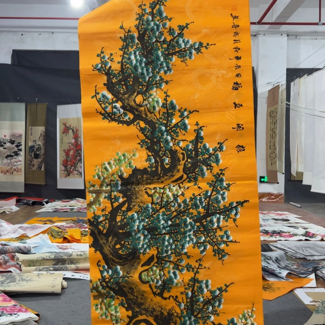 国画国画作品画心一张