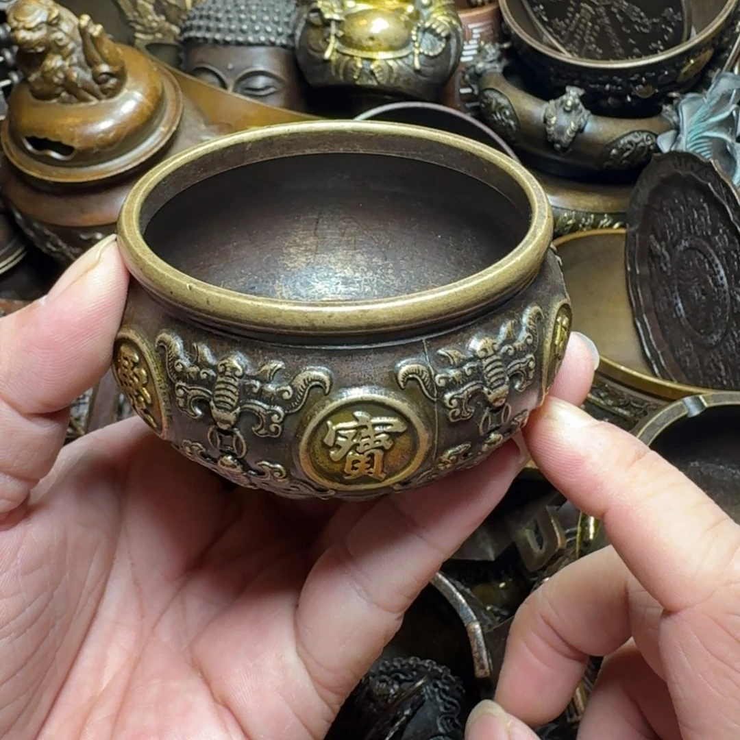 铜器摆件收收藏藏