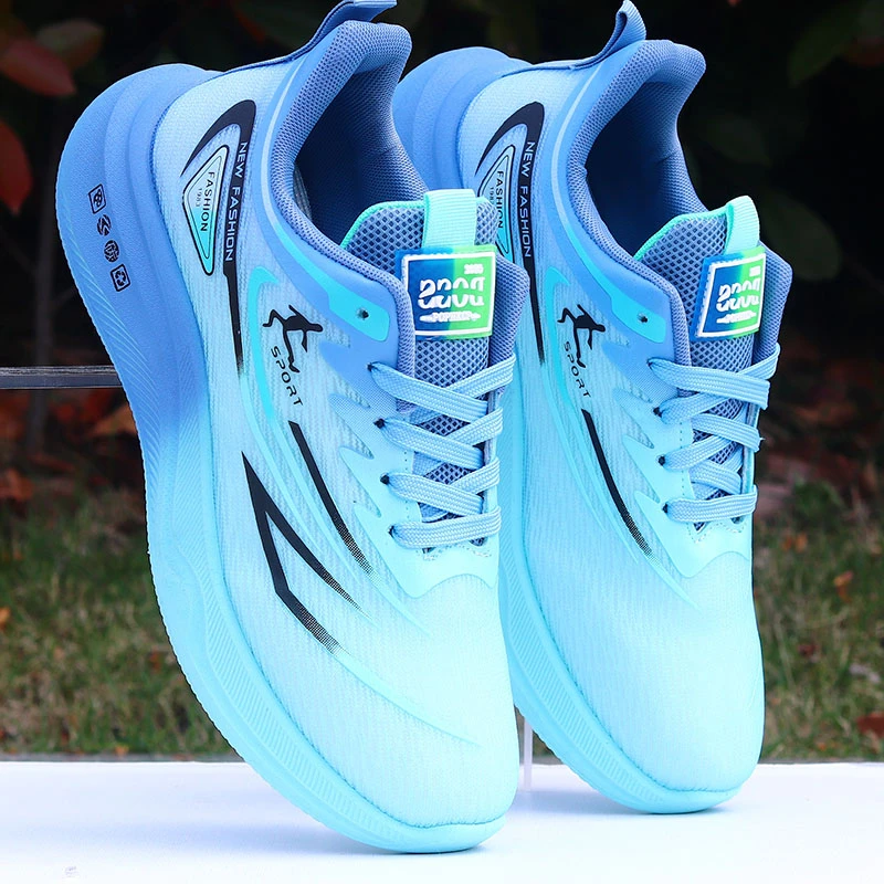 潮鞋男夏季透气跑鞋青年学生透气防臭运动鞋男网面春秋软底休闲鞋