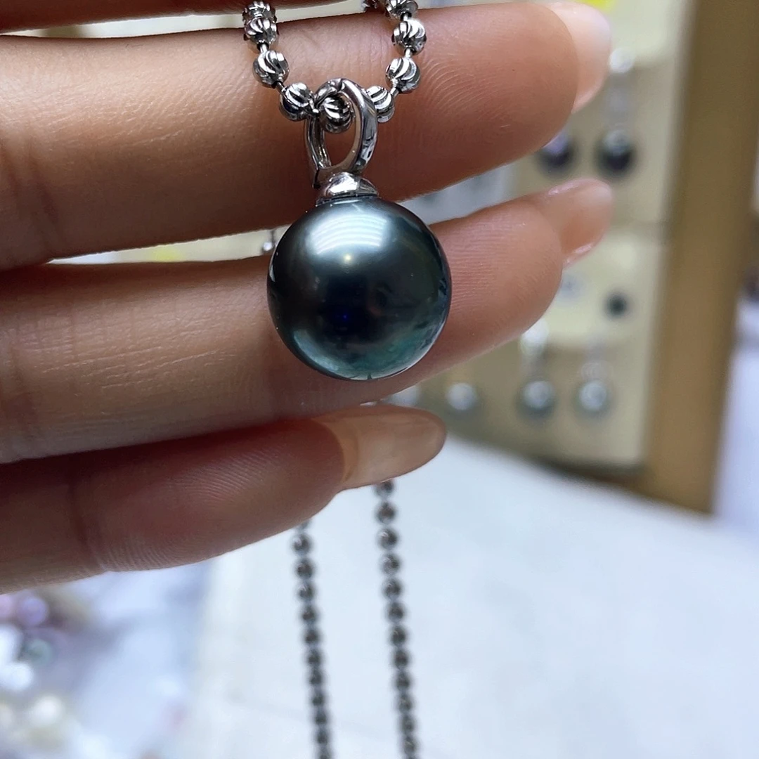 海水珍珠颈饰银S925镶嵌